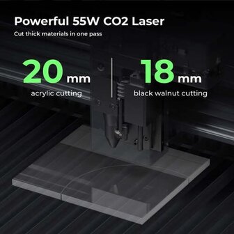 xTool P2 - CO2 Laser Cutter 55W Belgique