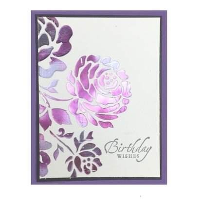 Amethyst watercolor iCraft Deco Foil