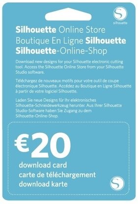 20€ Carte de téléchargement SILHOUETTE