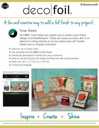 Toner Sheets - iCraft Deco Foil 