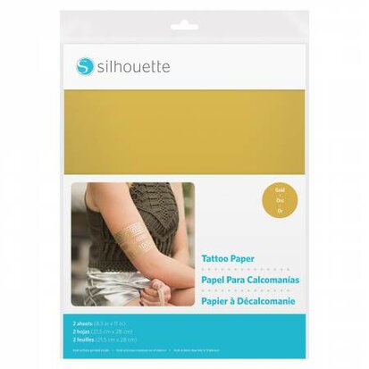 Papier pour Tatouage Or SILHOUETTE