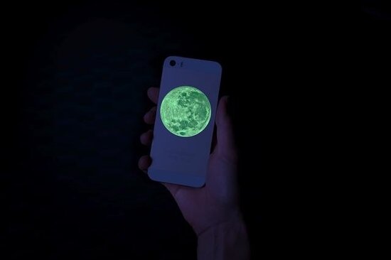 Glow-In-The-Dark Printbare Stickervellen SILHOUETTE