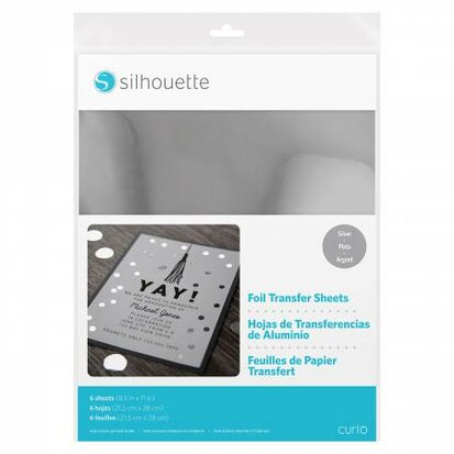 Foil Transfer Sheets - Silver SILHOUETTE