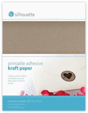 Kraft Adhesive Paper SILHOUETTE