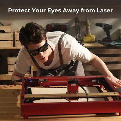 Lunettes de sécurité xTool pour laser 190nm–460nm et 800nm–1100nm