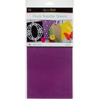 Purple Punch - Flock Transfer Sheets