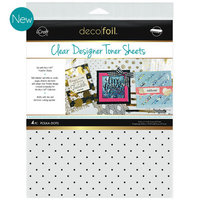 Polka Dots * Clear Toner Sheets - iCraft Deco Foil 