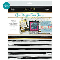 Distressed Lines * Clear Toner Sheets - iCraft Deco Foil 