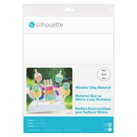 Feuilles électrostatique imprimables - Blanc  SILHOUETTE