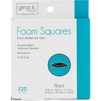 Foam Squares Noir - Gina K Designs