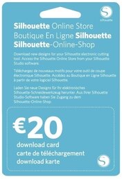 20€ Carte de téléchargement SILHOUETTE