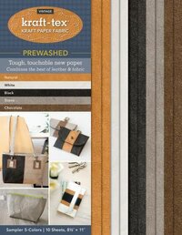 Kraft-Tex Tissu aspect Papier 5 Couleurs