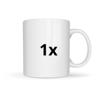 1x Mug Blanc Sublimable AAA