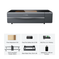 xTool P2S All-in-One SafetyPro Kit - CO2 Laser Cutter 55W ClassIV