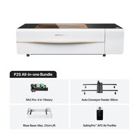 xTool P2S All-in-One SafetyPro Kit - CO2 Laser Cutter 55W ClassIV White