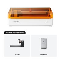 xTool M2 10W Découpeuse et Graveuse Laser - Pack Deluxe