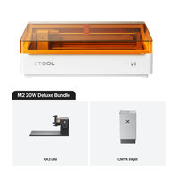 xTool M2 20W Découpeuse et Graveuse Laser - Pack Deluxe