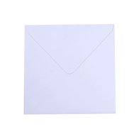 16x16cm Blanc Enveloppes 120g (25x)