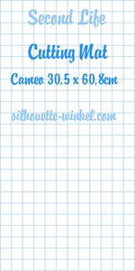Second Life - Schneidematte Cameo 60,8cm