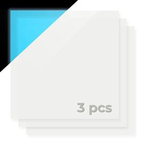 3mm White Glow In The Dark Acrylaat 30x30cm (3x) - xTool