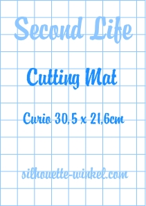 Second Life - Tapis de découpe feuilles adhés. Curio 30,5cm (2x)
