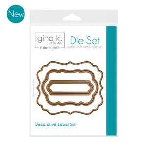 Gina K. Designs (3) Nested Label Dies